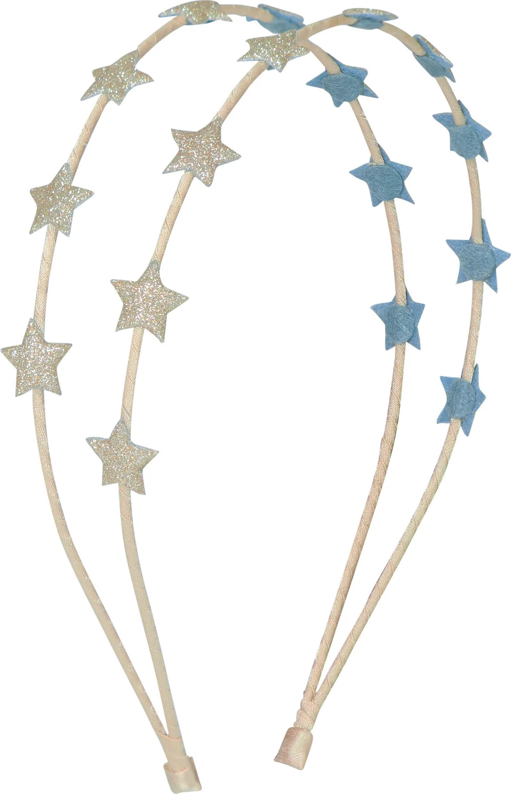 Dobbelt Hårbøjle Til Børn - Stjerner Glimmer Fortryllet - Mimi & Lula