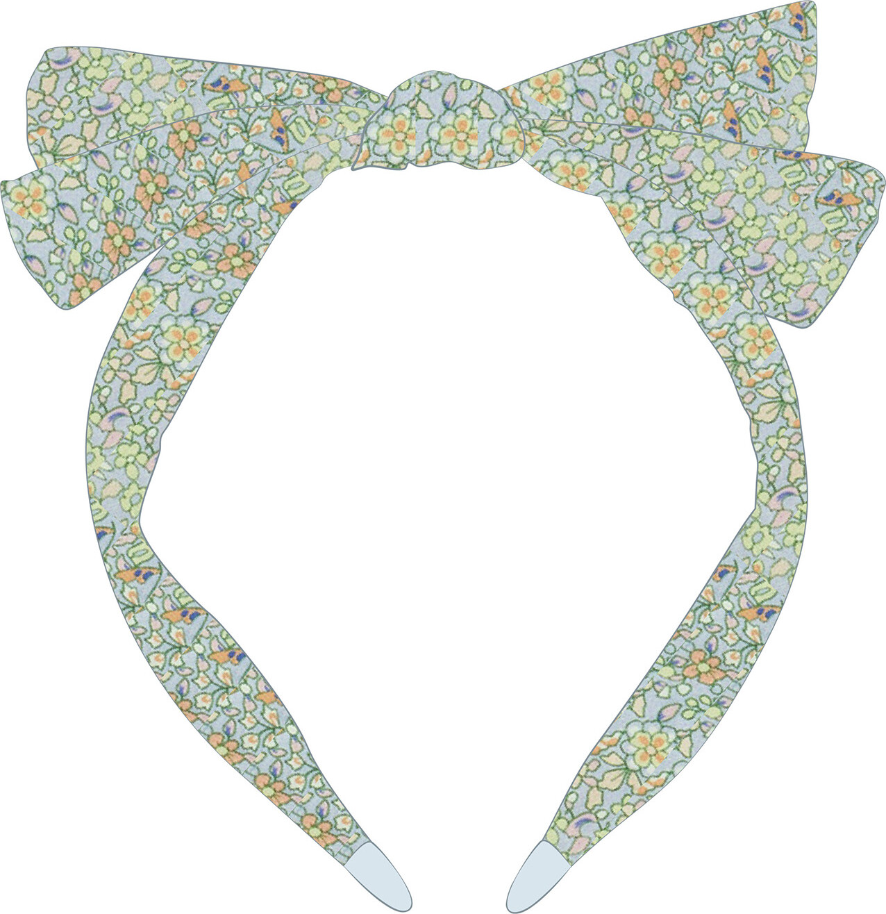 Mimi & Lula - Hårbøjle - Floral Teal Edie Spring On The Farm