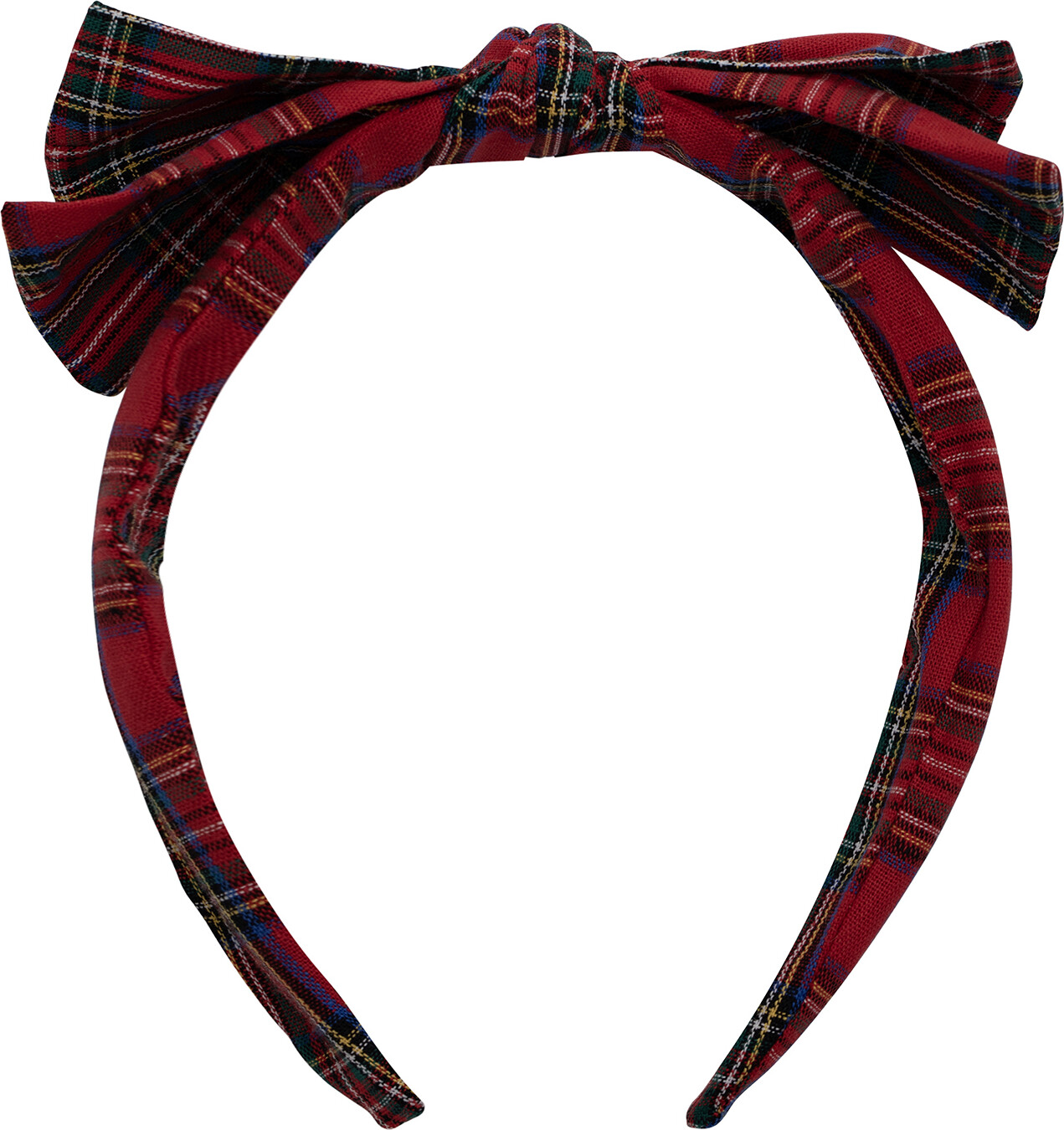 Mimi & Lula - Hårbøjle Til Børn - Red Tartan Edie Pony Pals