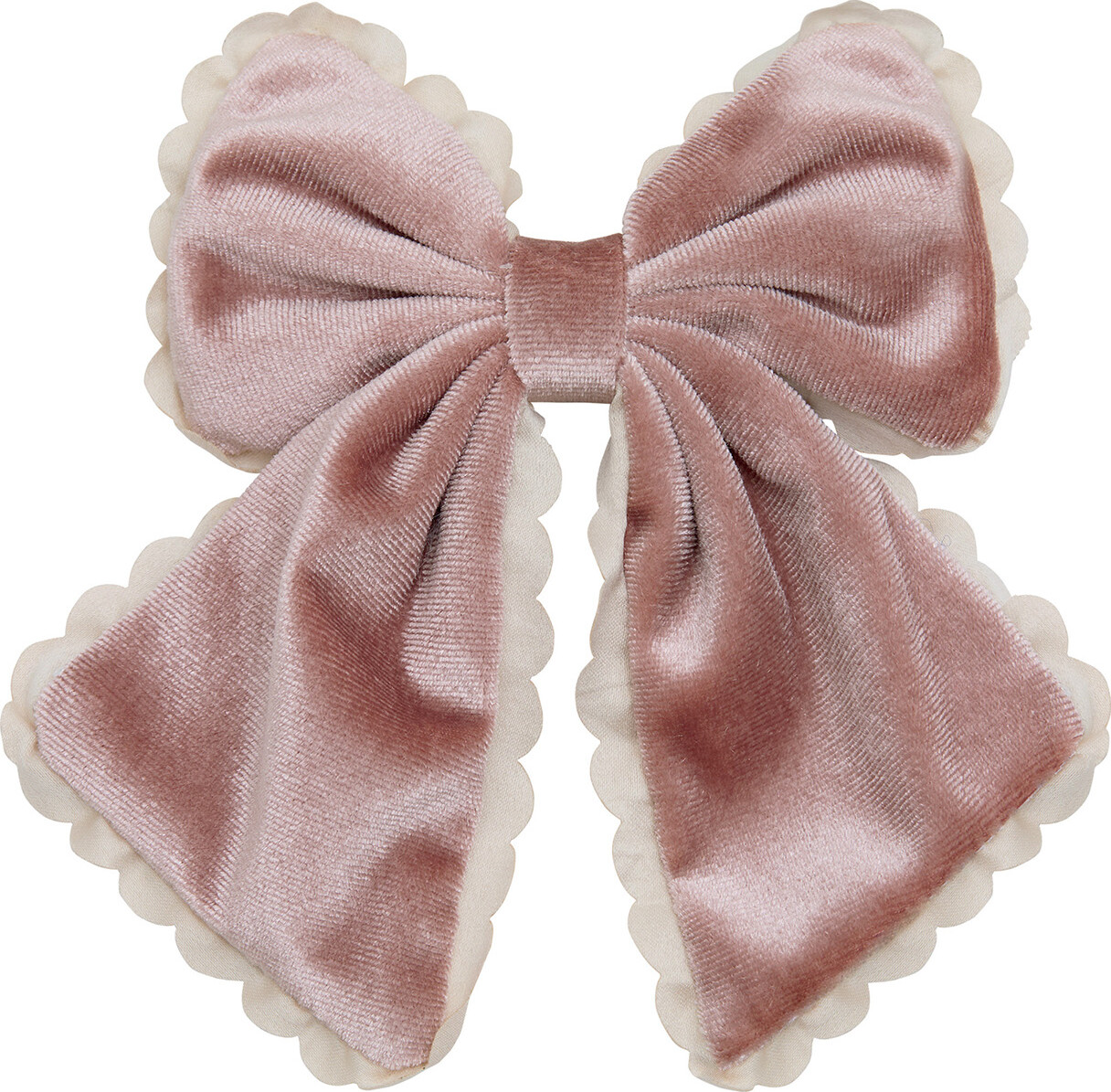 Mimi & Lula - Hårsløjfe - Scalloped Edge Velvet