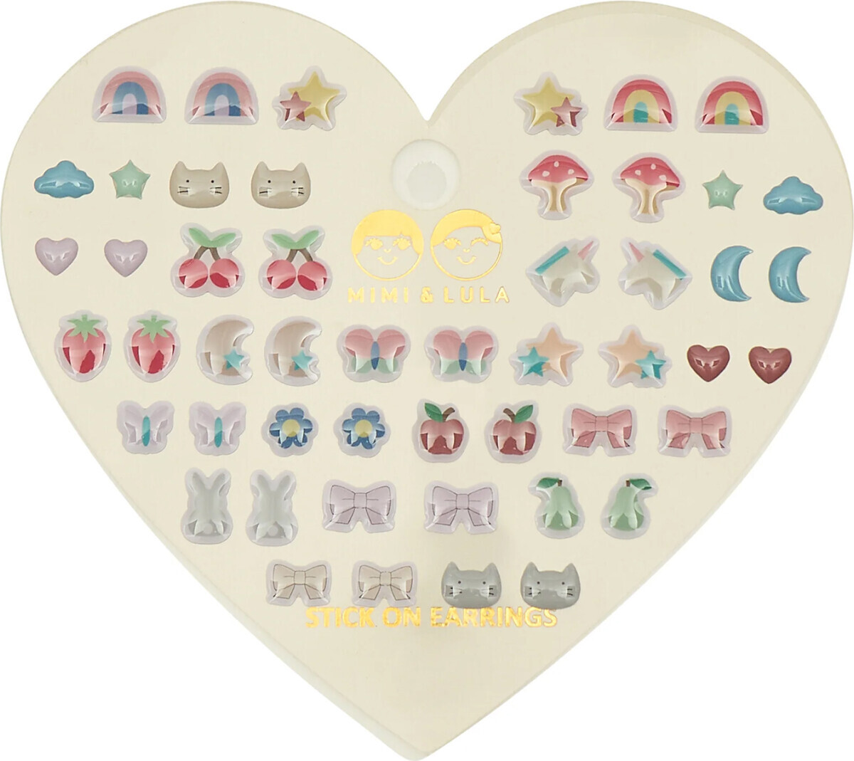 ørestickers Til Børn - 25 Par - Blandet - Mimi & Lula