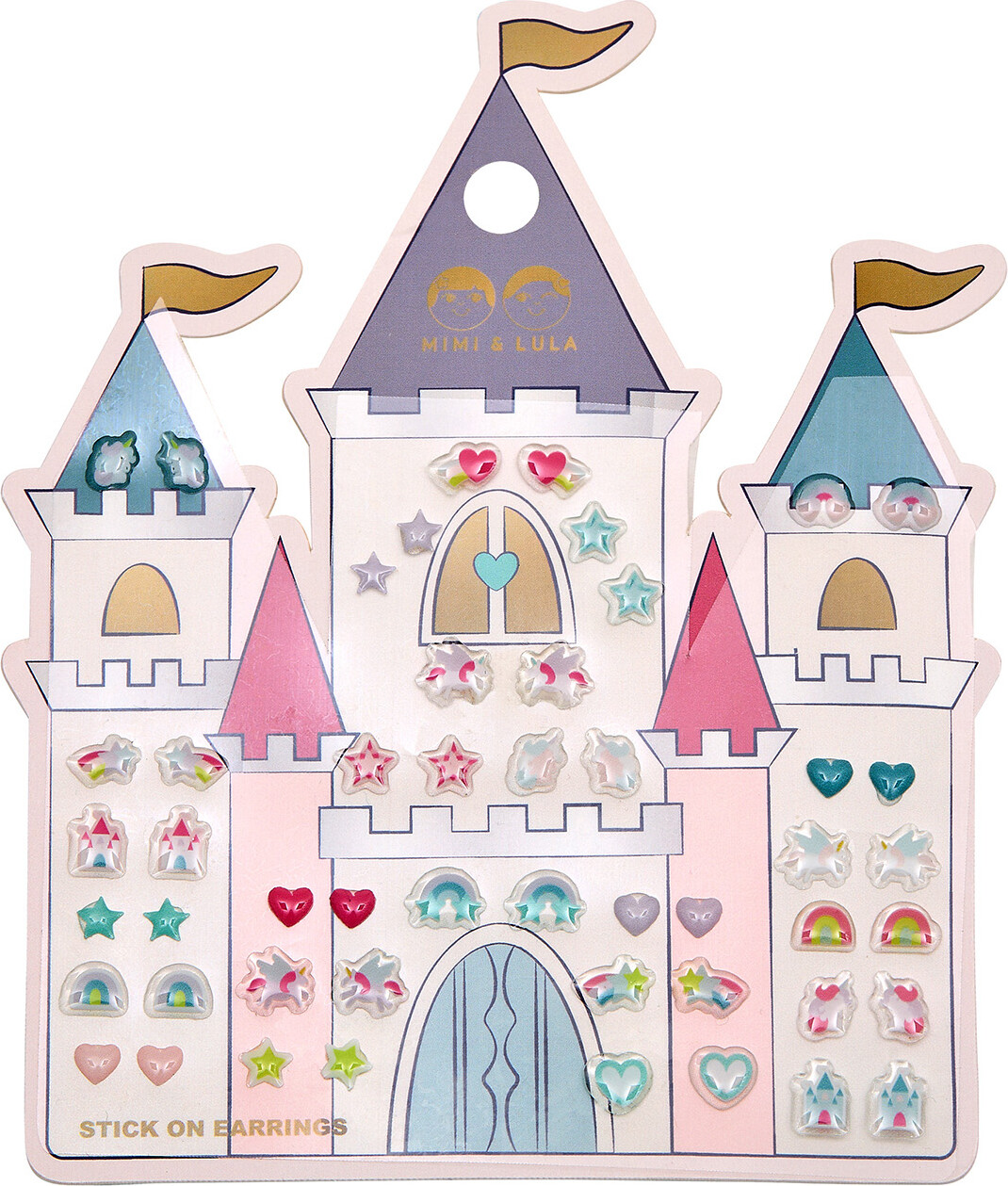 Mimi & Lula - ørestickers 25 Par - Rainbow Castle