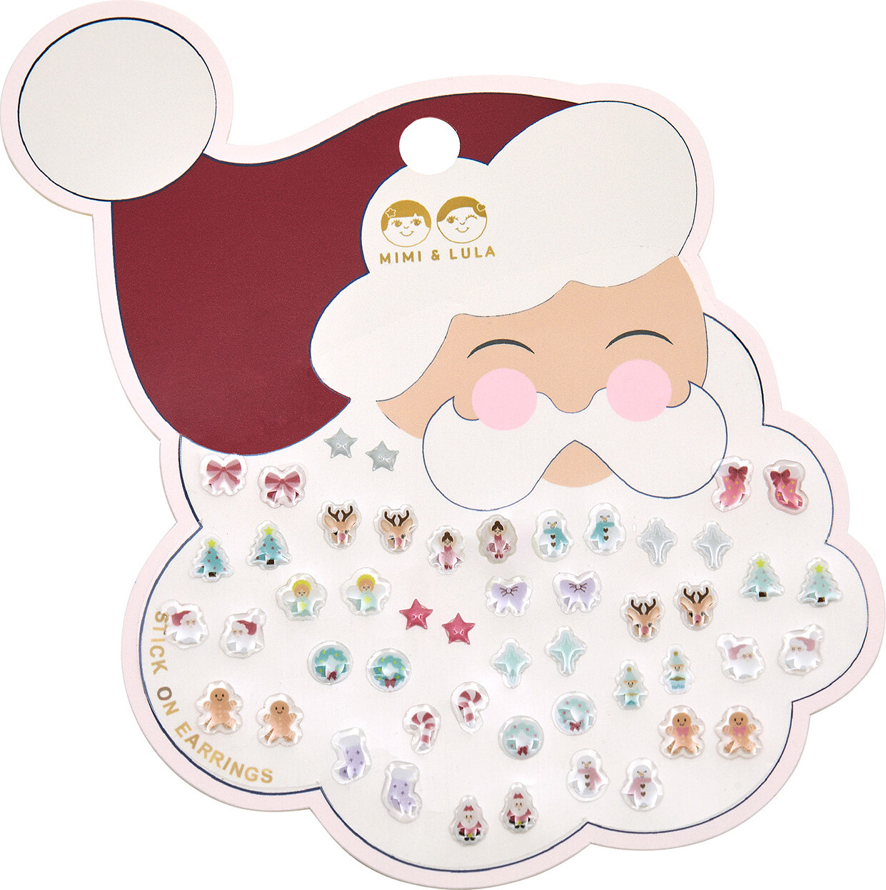 Mimi & Lula - ørestickers 25 Par - Santa