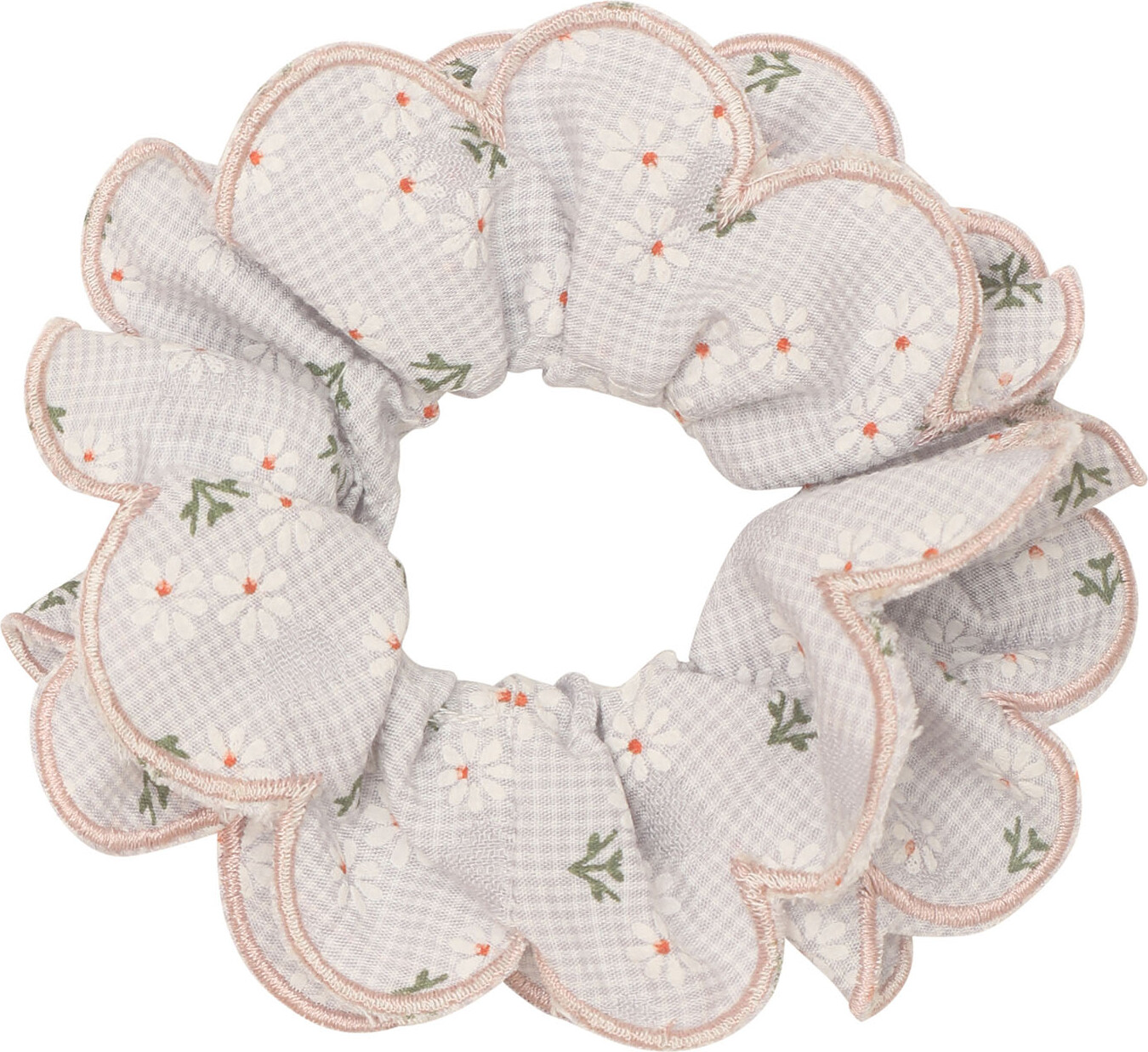 Scrunchie Hårelastik Til Børn - Kurvet Blomstret - Mimi & Lula