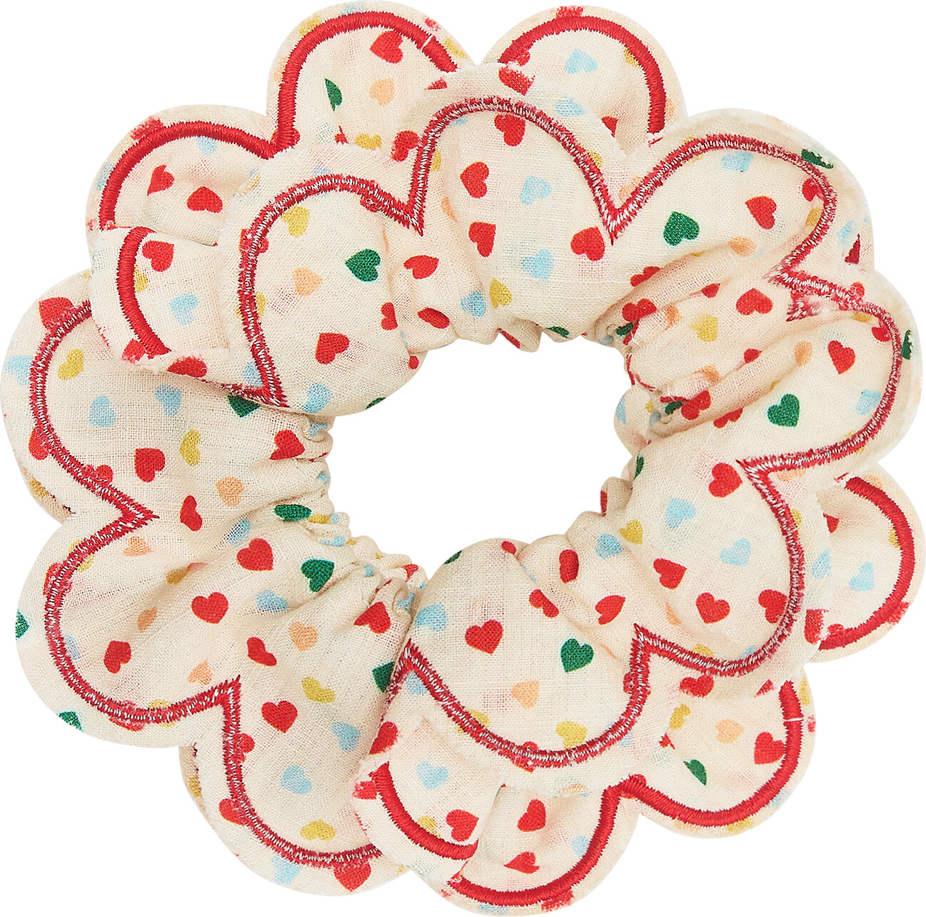 Mimi & Lula - Scrunchie - Scalloped Heartbeam