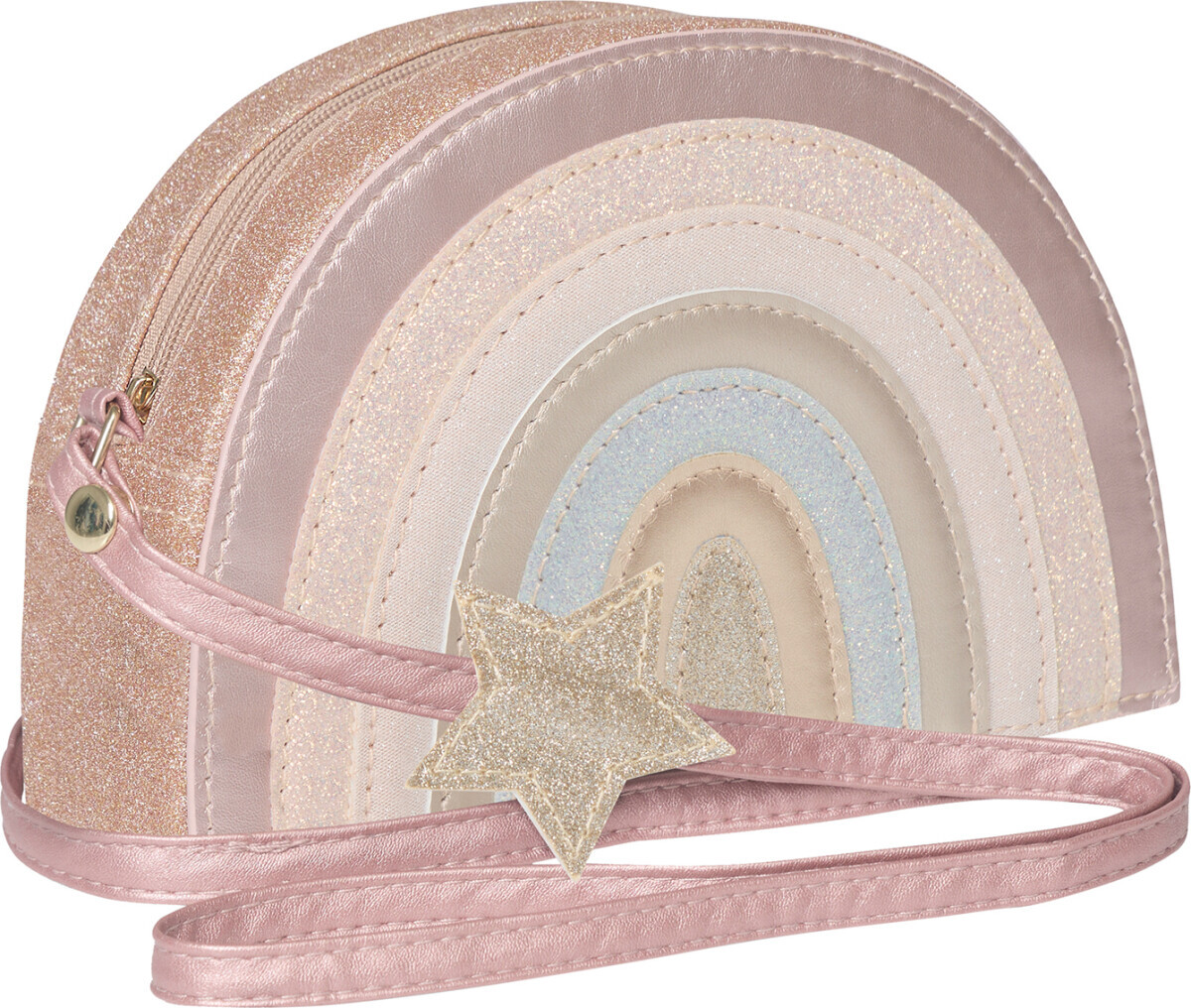 Skuldertaske Til Børn - Pink Regnbue Fortryllet - Mimi & Lula