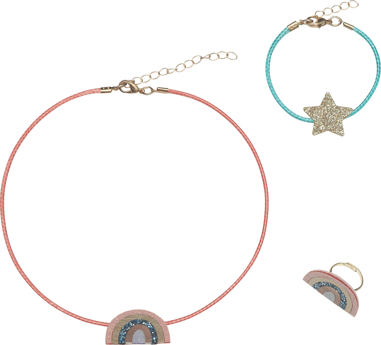 Smykkesæt Til Børn - 3 Dele - Over Regnbuen - Mimi & Lula