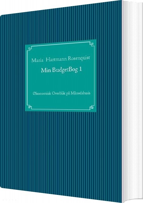 Billede af Min Budgetbog 1 - Maria Rosenquist - Bog