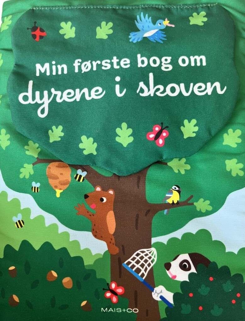 Min Første Bog Om Dyrene I Skoven - Stofbog - Bog