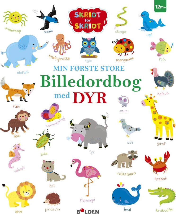 Min Første Store Billedordbog Med Dyr - Bog