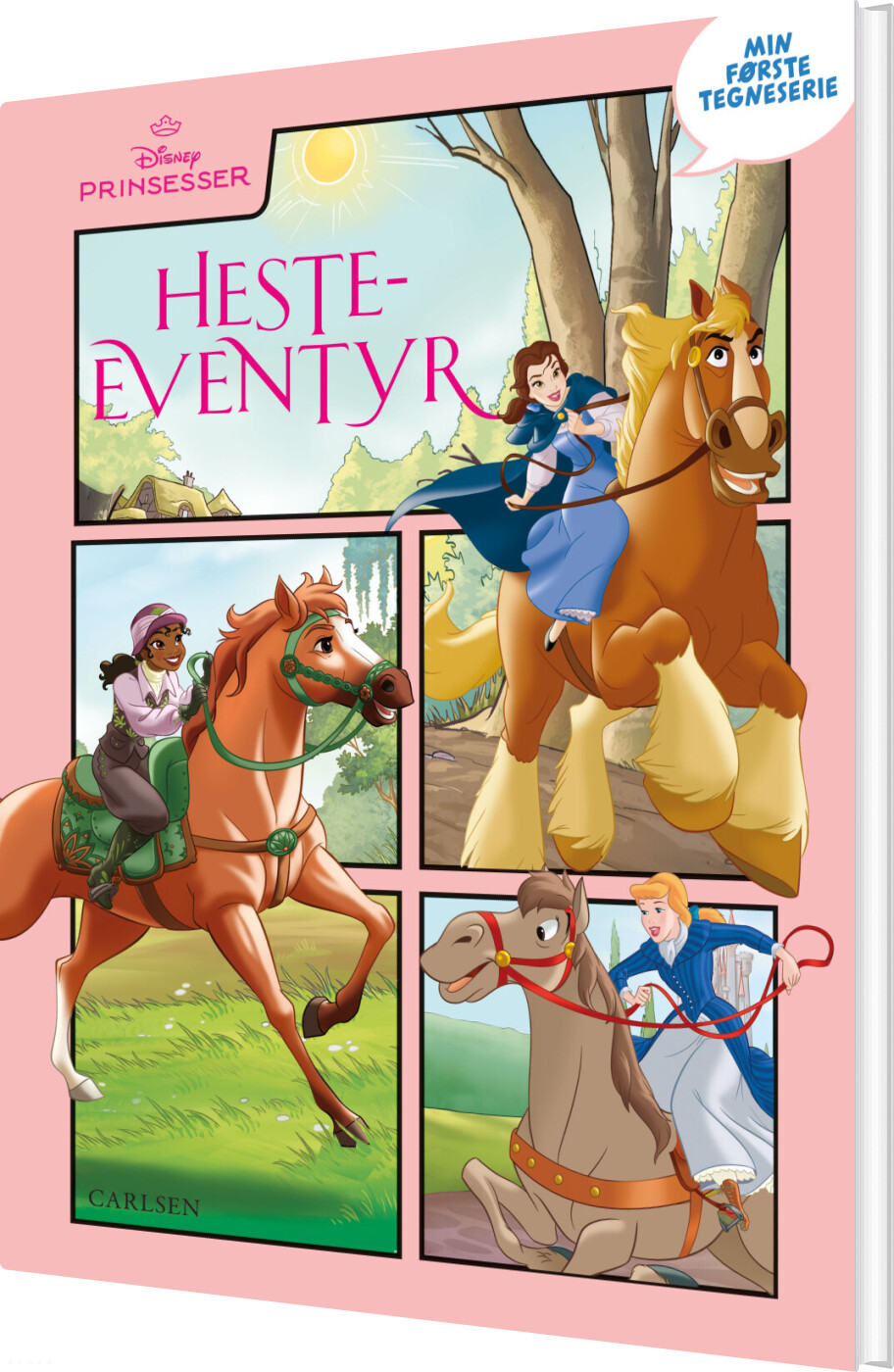 Min Første Tegneserie: Disney Prinsesser - Heste-eventyr - Bog