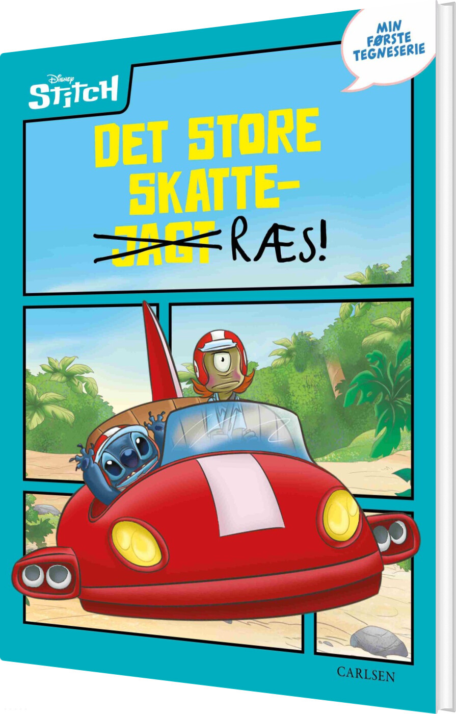 Min Første Tegneserie: Stitch - Det Store Skatteræs - Bog