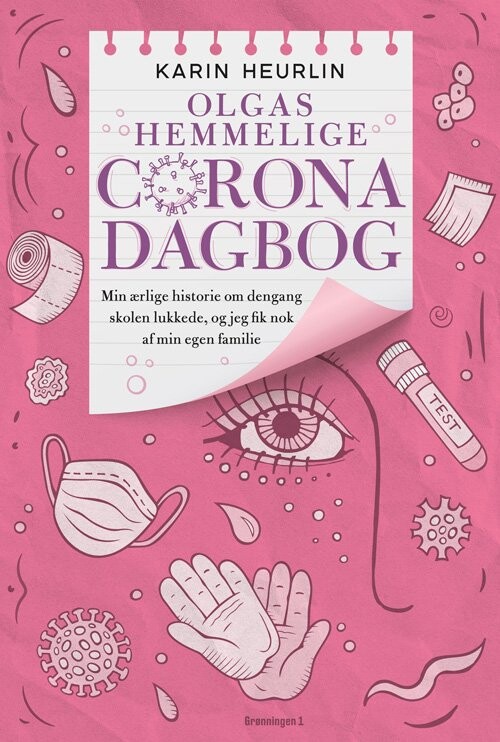 Olgas Hemmelige Corona-dagbog - Karin Heurlin - Bog