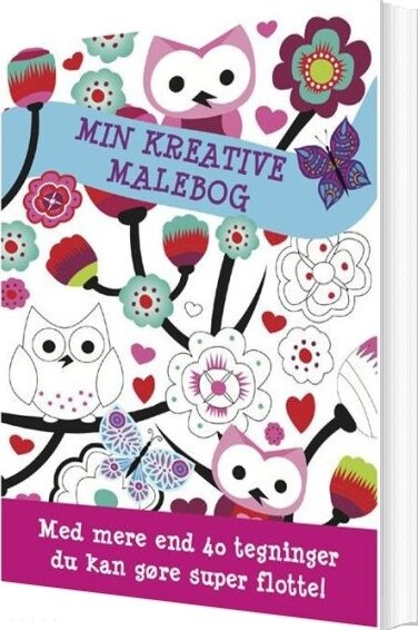 Billede af Malebog - Min Kreative Malebog - Diverse - Bog