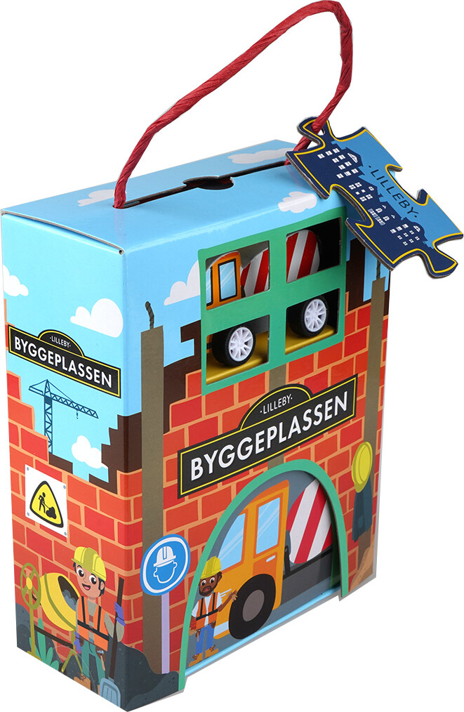 Billede af Min Lille By Junior - Byggepladsen - Globe - Bog