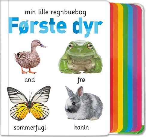 Billede af Min Lille Regnbuebog - Første Dyr - Diverse - Bog hos Gucca.dk