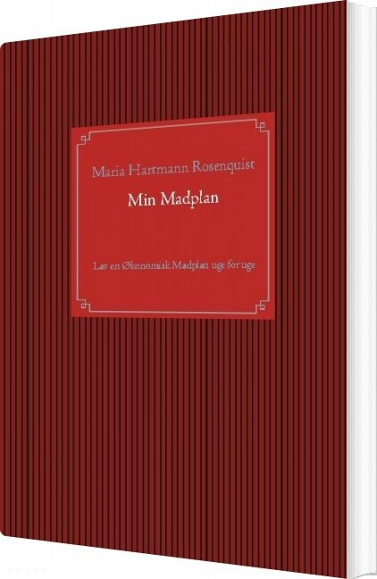 Min Madplan - Maria Rosenquist - Bog