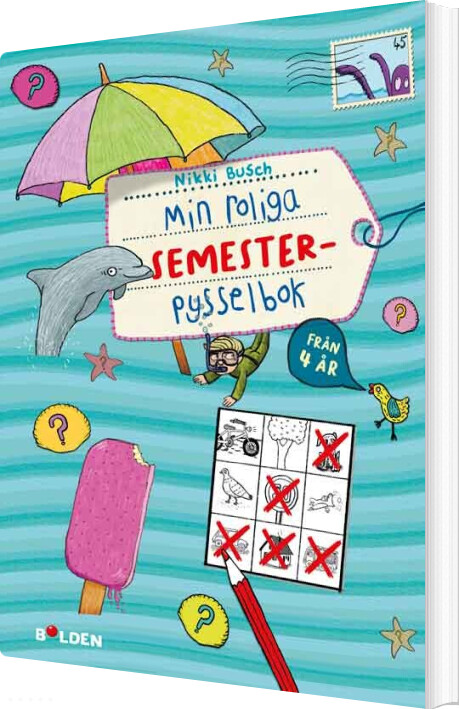 Min Roliga Semester-pysselbok Från 4 år - svensk Bog