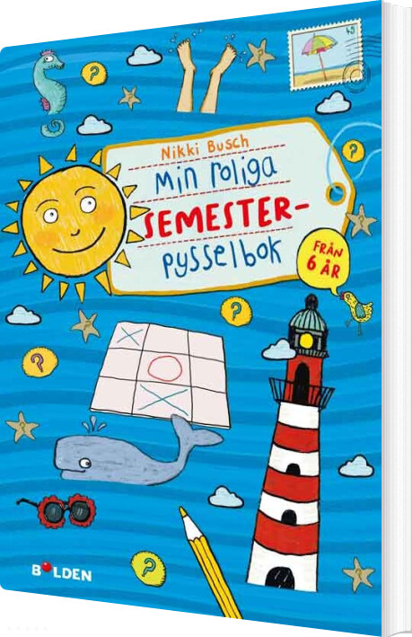 Min Roliga Semester-pysselbok Från 6 år - svensk Bog