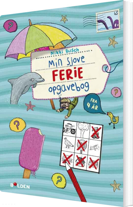 Billede af Min Sjove Ferie-opgavebog - Fra 4 år - Diverse - Bog