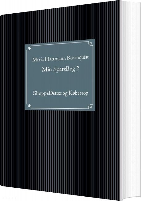Min Sparebog 2 - Maria Rosenquist - Bog