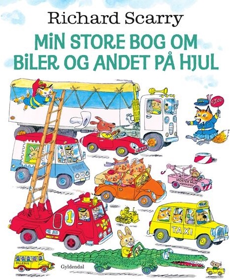 Min Store Bog Om Biler Og Andet På Hjul - Richard Scarry - Bog