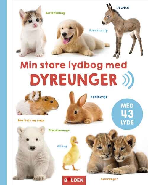 Billede af Min Store Lydbog Med Dyreunger - Diverse - Bog