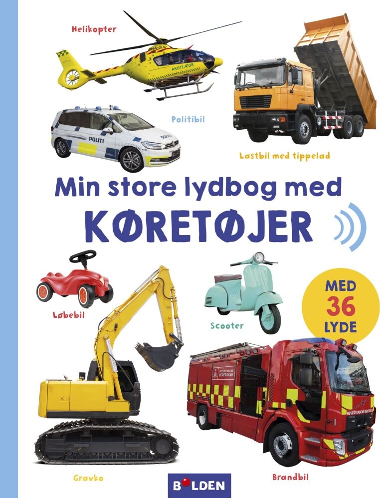 Billede af Min Store Lydbog Med Køretøjer - Diverse - Bog