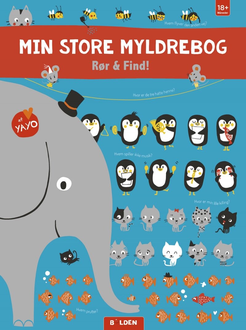 Billede af Min Store Myldrebog - Rør & Find! - Yayo - Bog hos Gucca.dk