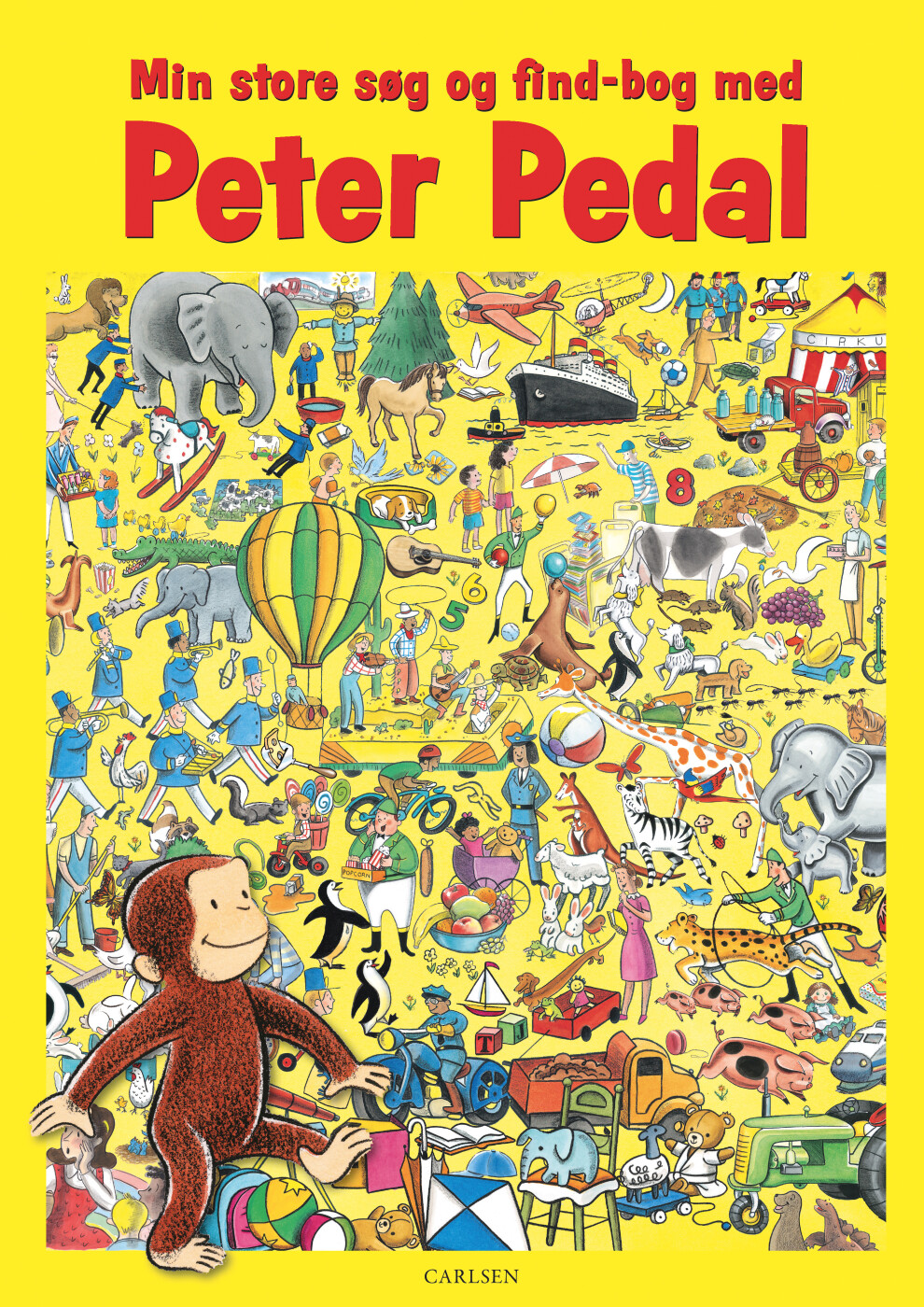 Billede af Min Store Søg Og Find-bog Med Peter Pedal - H. A. Rey - Bog