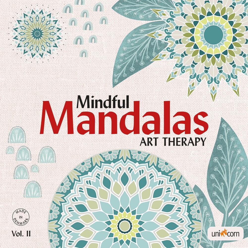 Mindful Mandalas - Art Therapy Vol. II - - Paperback Bog - Unicorn - 2024 - Dansk - Booktok.dk