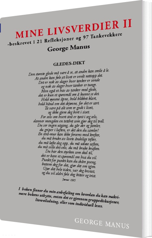 Billede af Mine Livsverdier Ii - George Manus - Bog