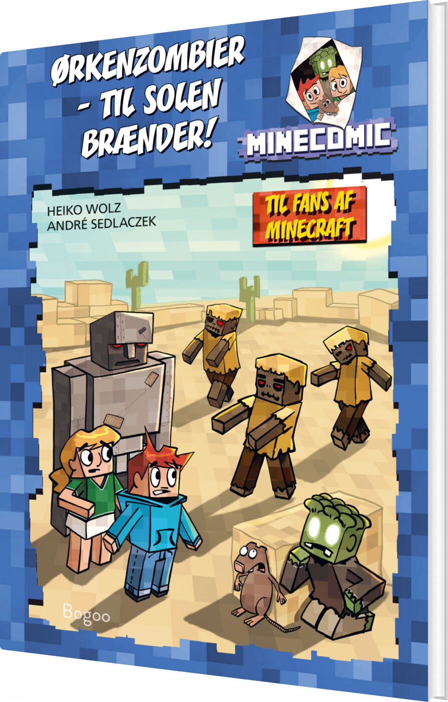 Minecomic 3: ørkenzombier - Til Solen Brænder - Heiko Wolz - Bog