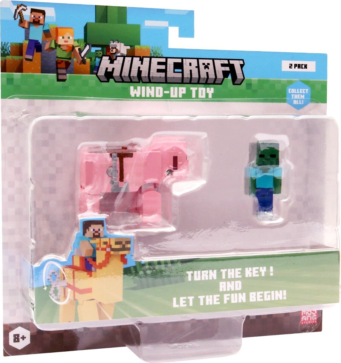 Minecraft - 3d Wind-up Toy - Pig