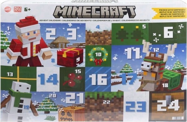 Minecraft Julekalender Med Legetøj - Mattel