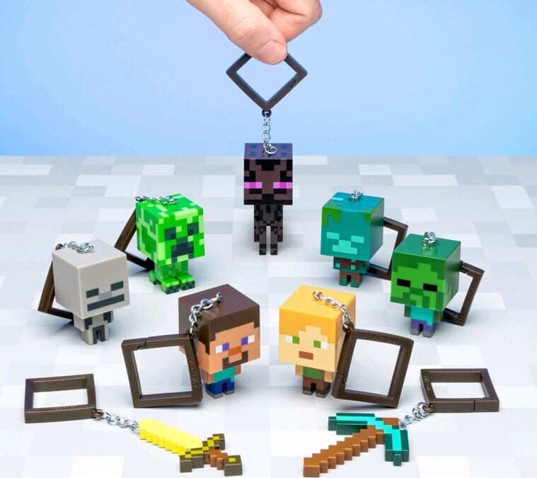 Minecraft Nøglering - Backpack Buddies - Paladone - Assorteret