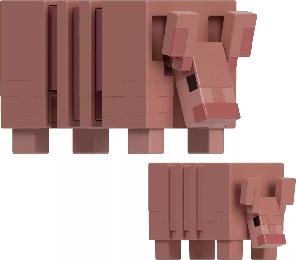 Minecraft - Bæltedyr Og Baby Bæltedyr Figur