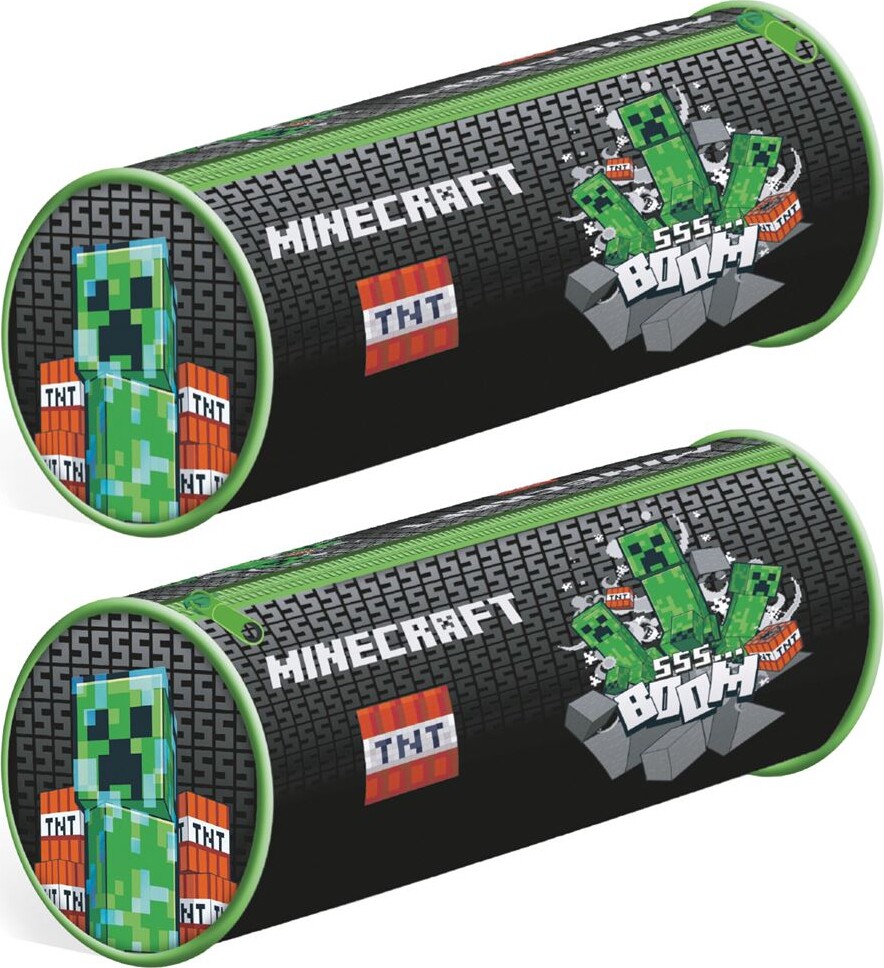 Minecraft - Barrel Pencil Case - Boom