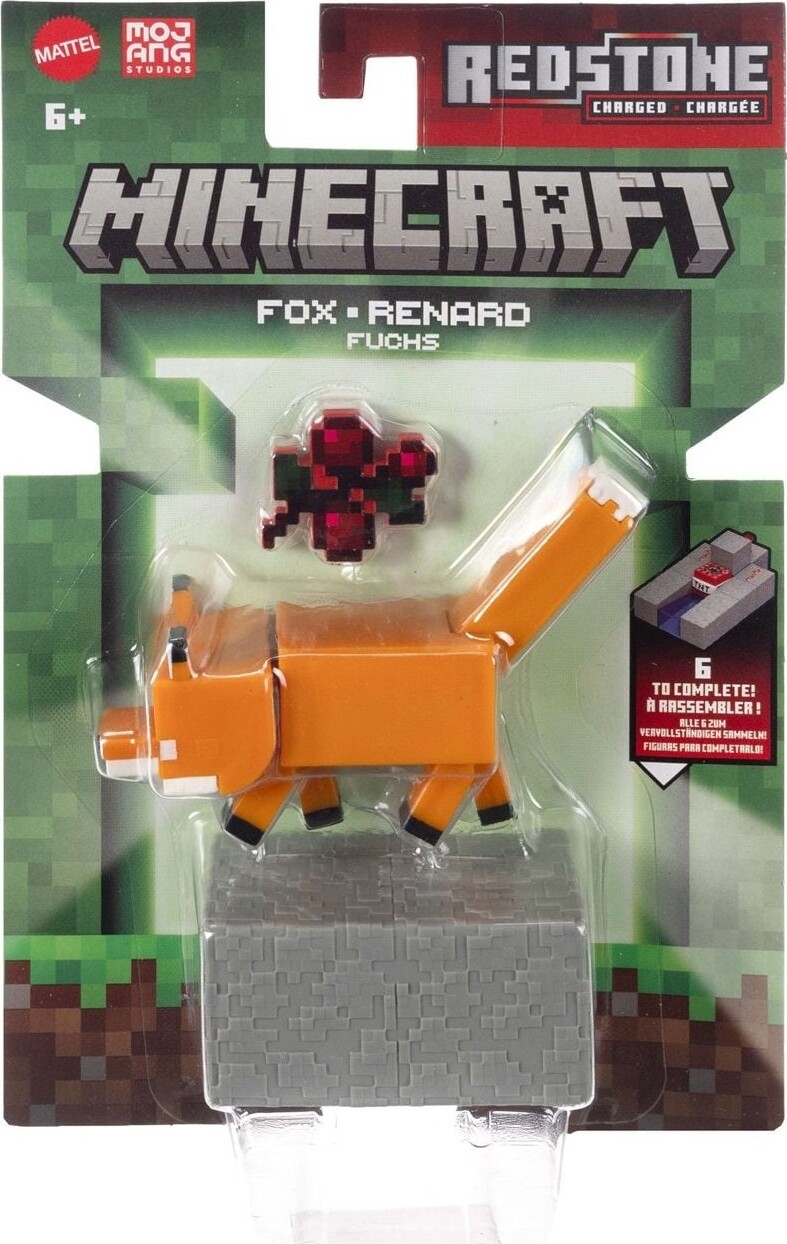 Minecraft - Fox - Biome Builds Figur - Ræven Renard - 8 Cm