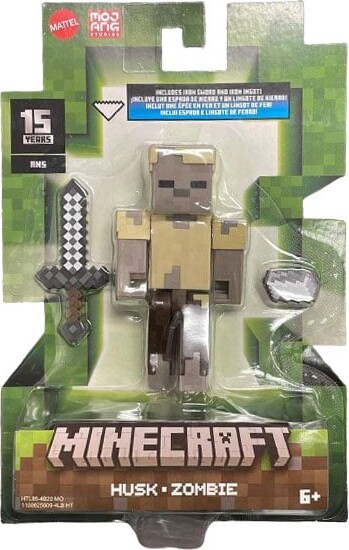 Minecraft - Biome Builds - 8cm Husk Zombie (HTL85) Figur - GEEKD.dk