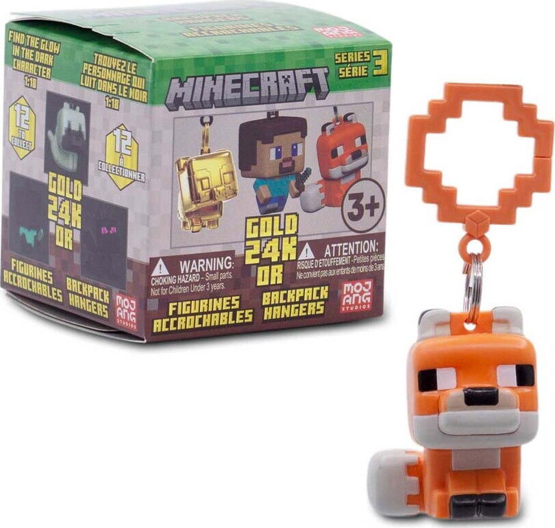 Licensed Collectibles Minecraft Clip On HNGR 8CM - assorted