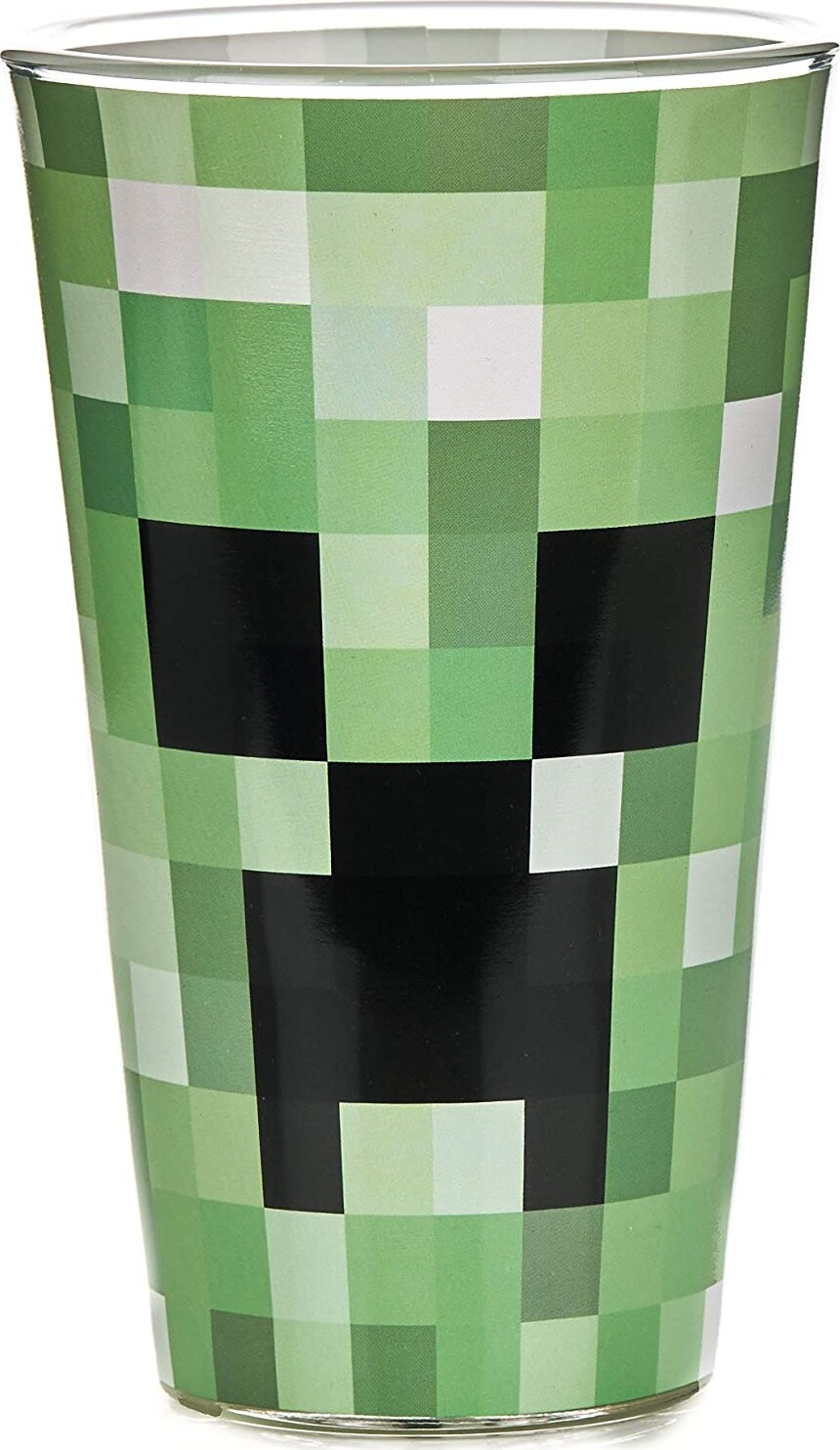 Billede af Minecraft Glas - Creeper 450 Ml hos Gucca.dk