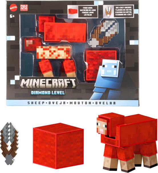 Minecraft - Diamond Level Sheep Action Figure & 3 Accessories (JCV22) - GEEKD.dk