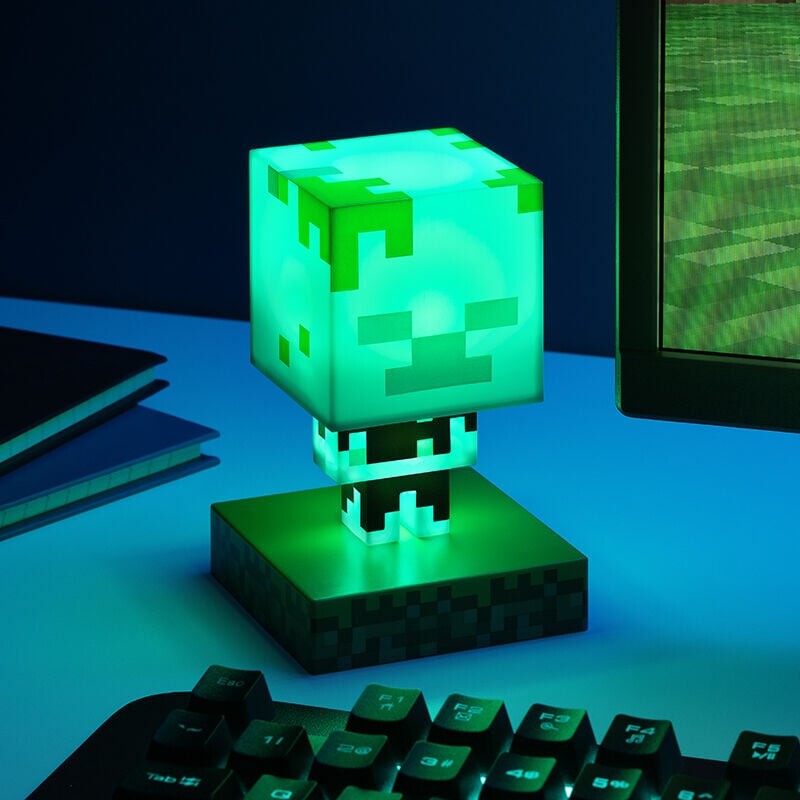 Minecraft 3d Lampe - Zombie - 10 Cm