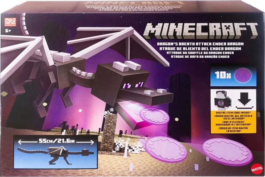 Minecraft - Dragons Breath Attack Ender Dragon - Mattel Jkc13