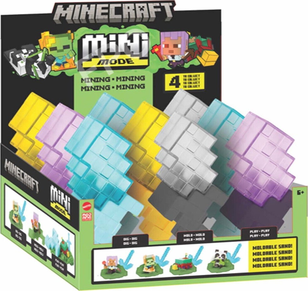 Minecraft - Mini Mode Mining - Figur Overraskelse - Mattel Htk99
