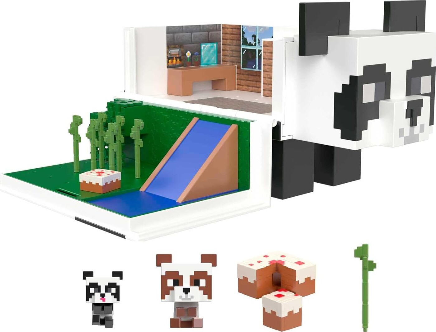 Minecraft - Mob Head Mini Panda Legesæt