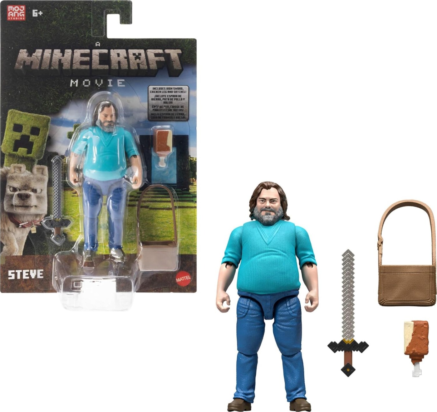 Minecraft - Steve Figur - A Minecraft Movie - 10 Cm