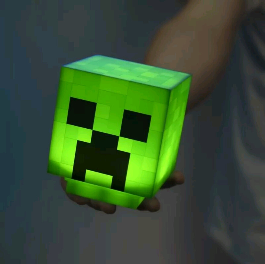 Minecraft - 3d Creeper Lampe - 11 Cm