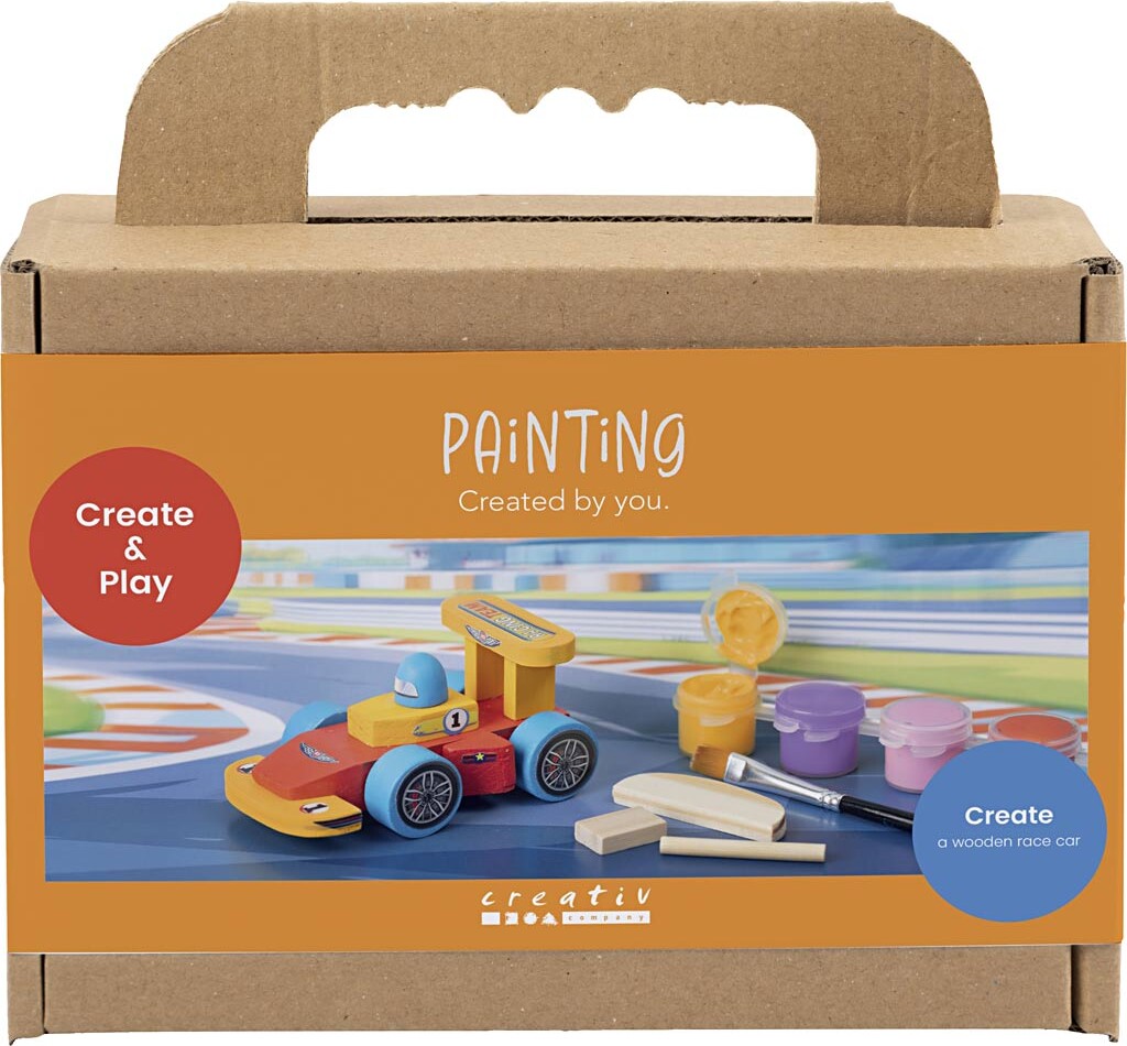 Mini Diy Kit - Racerbil - Colorful